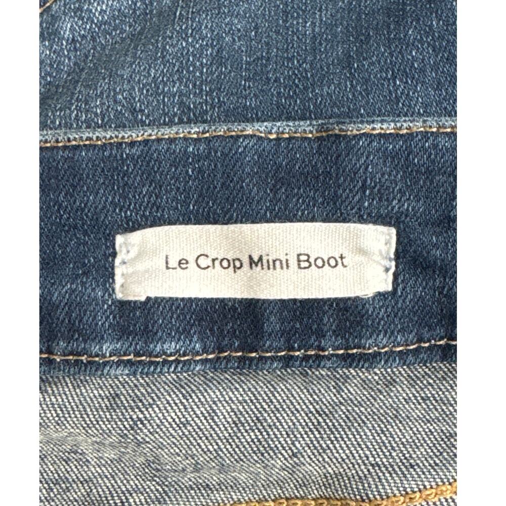 FRAME Denim Le Crop Mini Boot Jeans in Westcliff Medium Wash‎ Size 26 - Picture 7 of 15